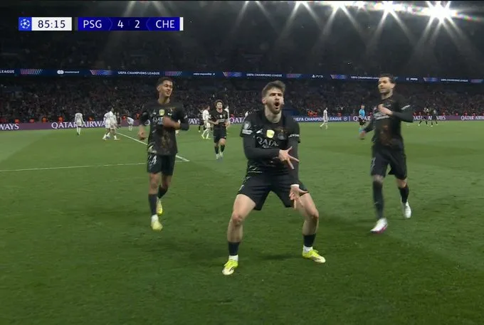 kaiyun-自2021年以来首次，巴黎在欧冠1/8决赛单场打进4球